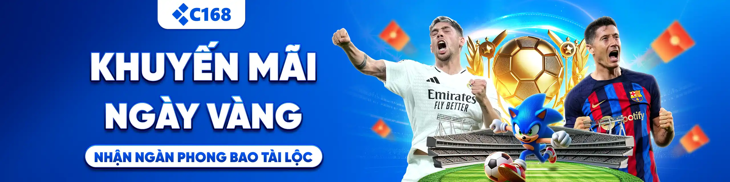 c168 khuyến mãi ngày vàng nhận ngàn phong bao lì xì